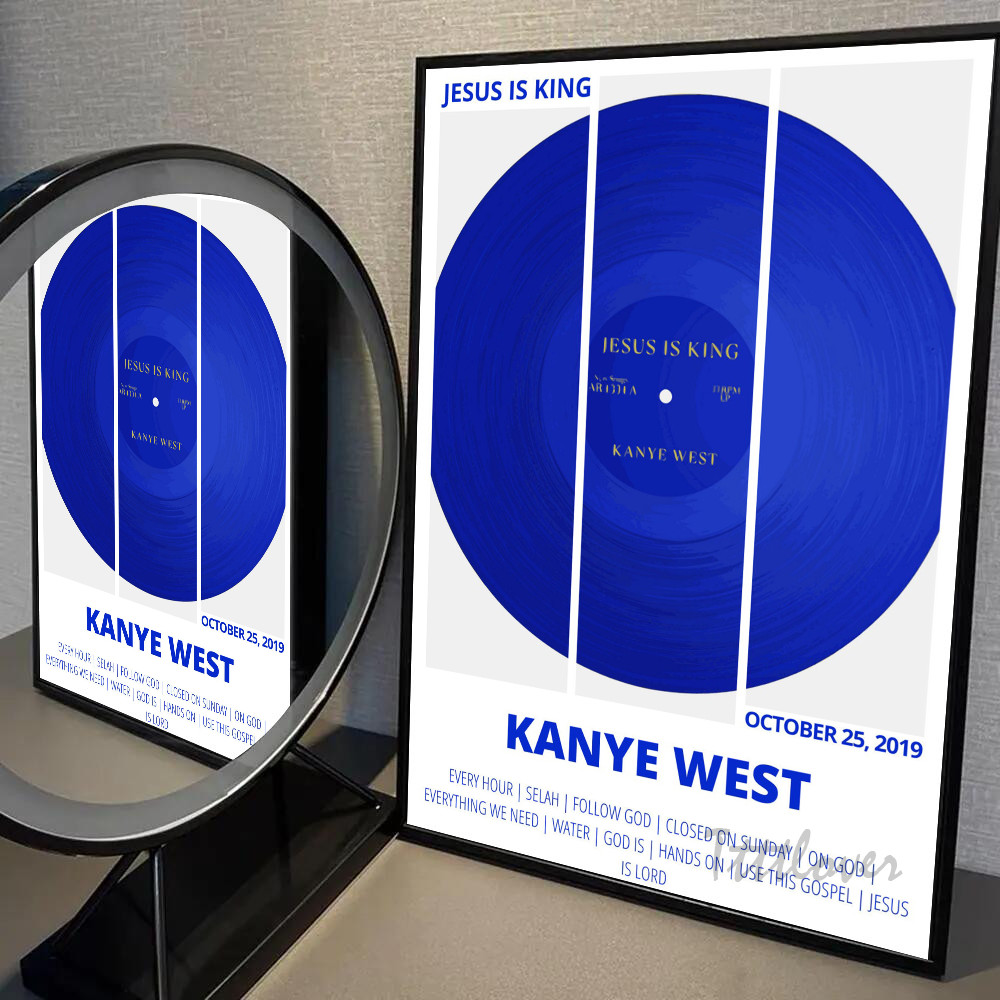 

Rapper Hip Hop Pop Singer Kanye West Poster Self-adhesive Art Waterproof Paper Sticker Coffee House Bar Room Wall Decor
