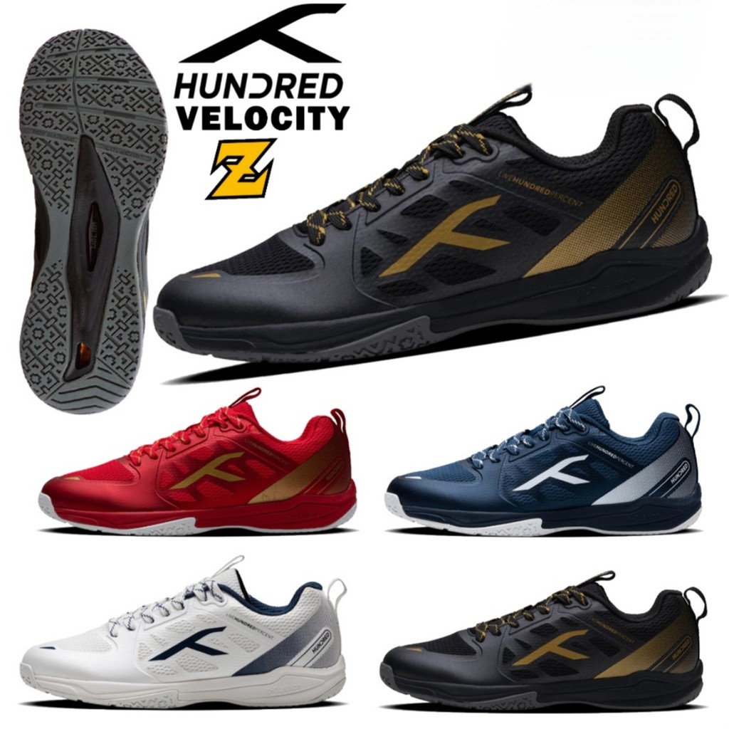 Sepatu Badminton HUNDRED VELOCITY Z ORI HUNDRED