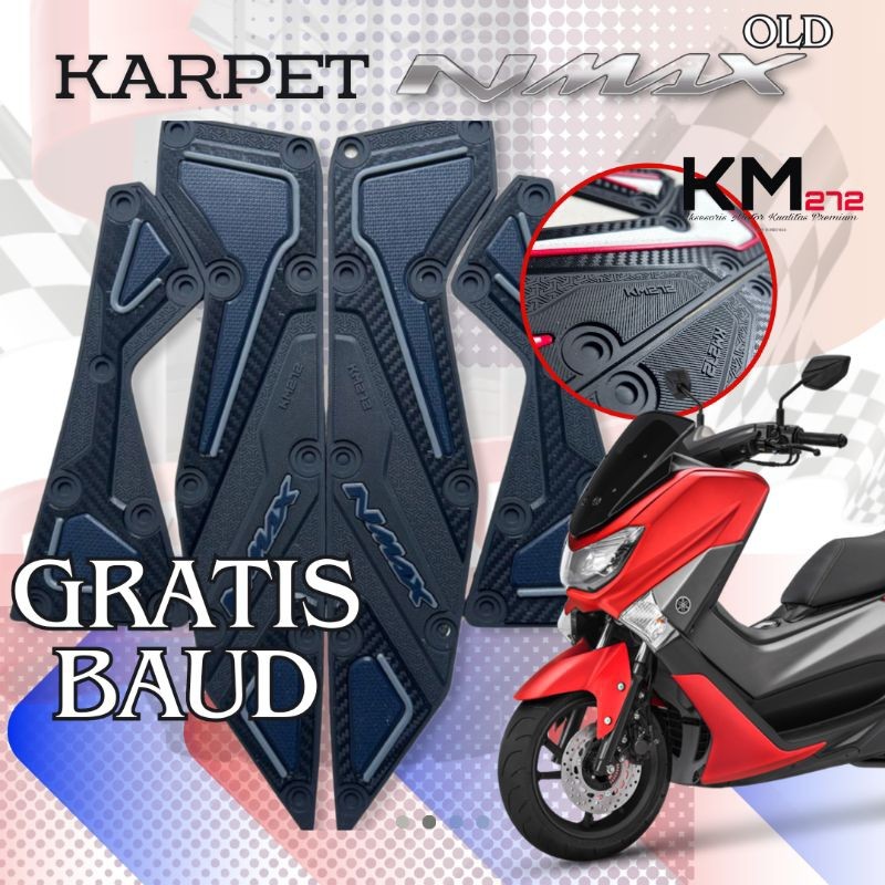 Karpet Nmax old / Pijakan Nmax Old / Alas Kaki Motor Nmax Old /  Aksesoris Motor Nmax Old