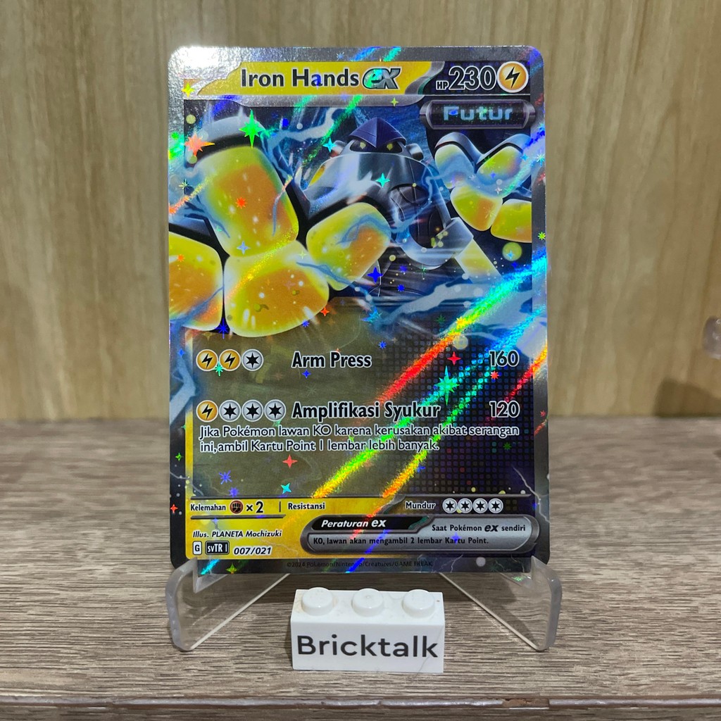 Iron Hands EX Futur 007/021 svTR Kartu Pokemon TCG