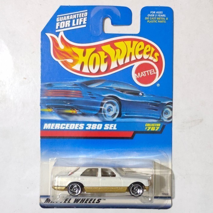 Hotwheels Mercedes 380 Sel 380Sel putih 1998 HW