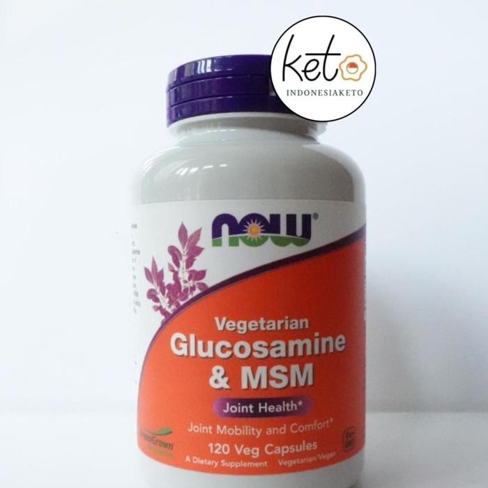 NOW Vegetarian Glucosamine & MSM , 120 Veg Capsules