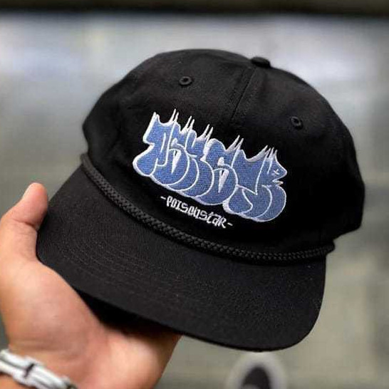 SEMUT_MERAH Rope Hat Akhir poister Black Twill