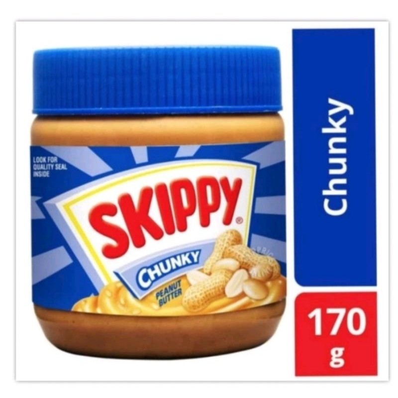 

Skippy CHUNGKY spread peanut butter 170 gram selai kacang - ARM