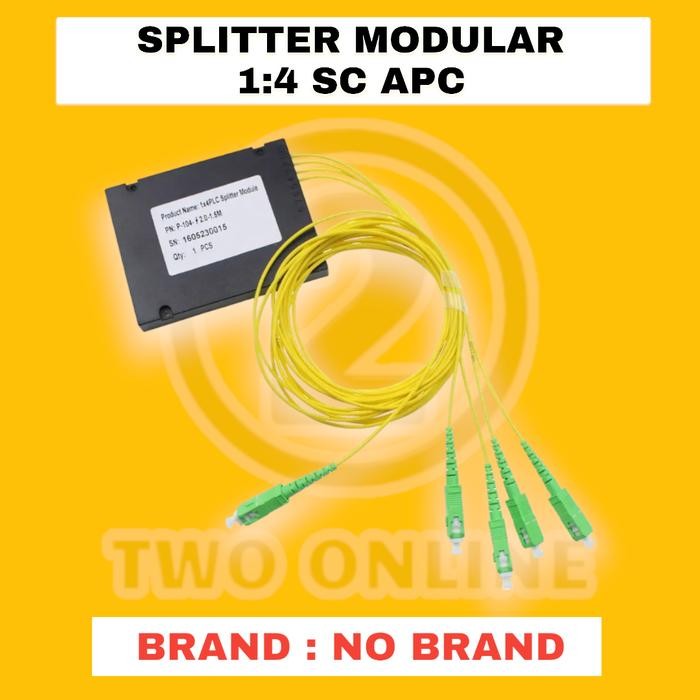 PASIF SPLITTER 1:4 APC modular passive spliter 1x4 SC APC fiber optic