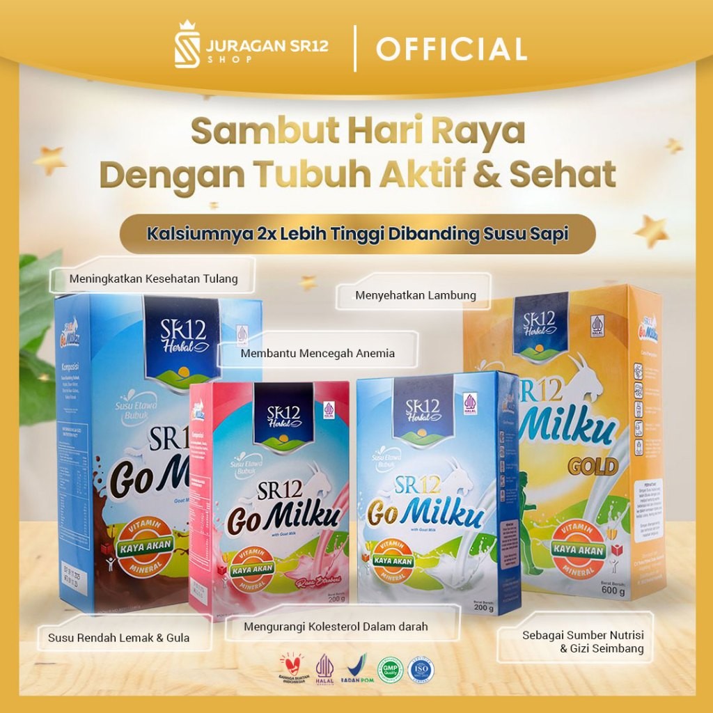 

Susu Kambing Etawa Susu Etawaku Platinum Go Milku SR12 Susu Go Milku SR12 Susu Penggemuk Badan BPOM