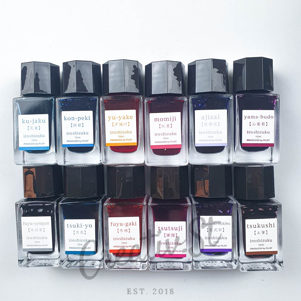 

Pilot Iroshizuku Fountain Pen Ink Tinta Pena Warna