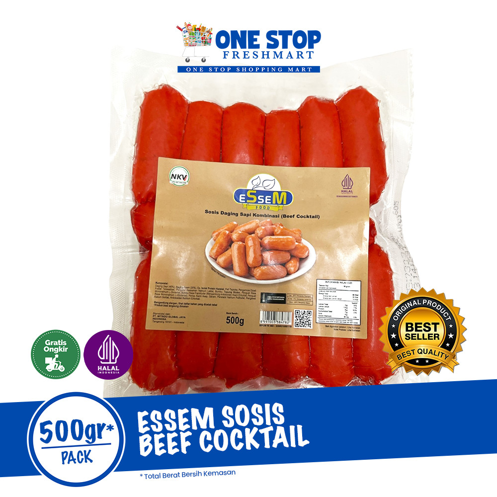 

ESSEM SOSIS BEEF COCKTAIL 500GR