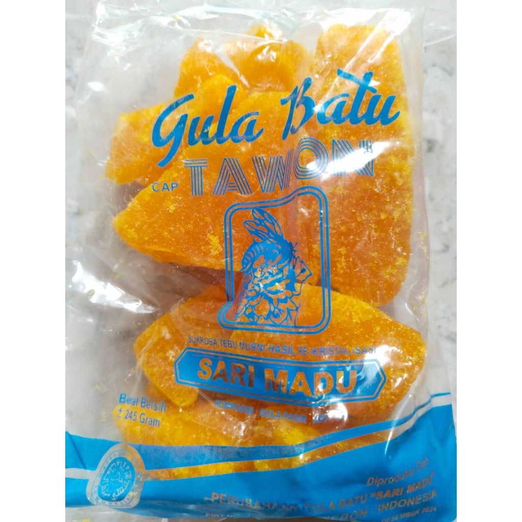 

Gula Batu Cap Tawon 500 Gram - Gula Batu Kuning