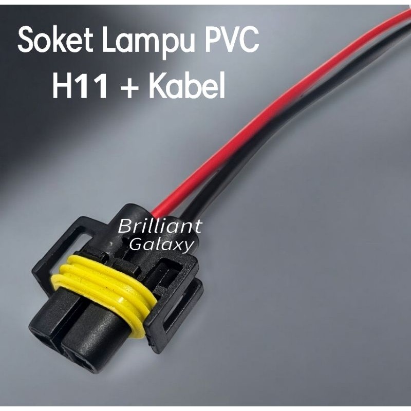 Vip3 * Soket Ke Lampu Mobil - H3 / H4 / H7 / H8 / H11 / H16 / Hb3 / Hb4 / H27 - Harga pcs