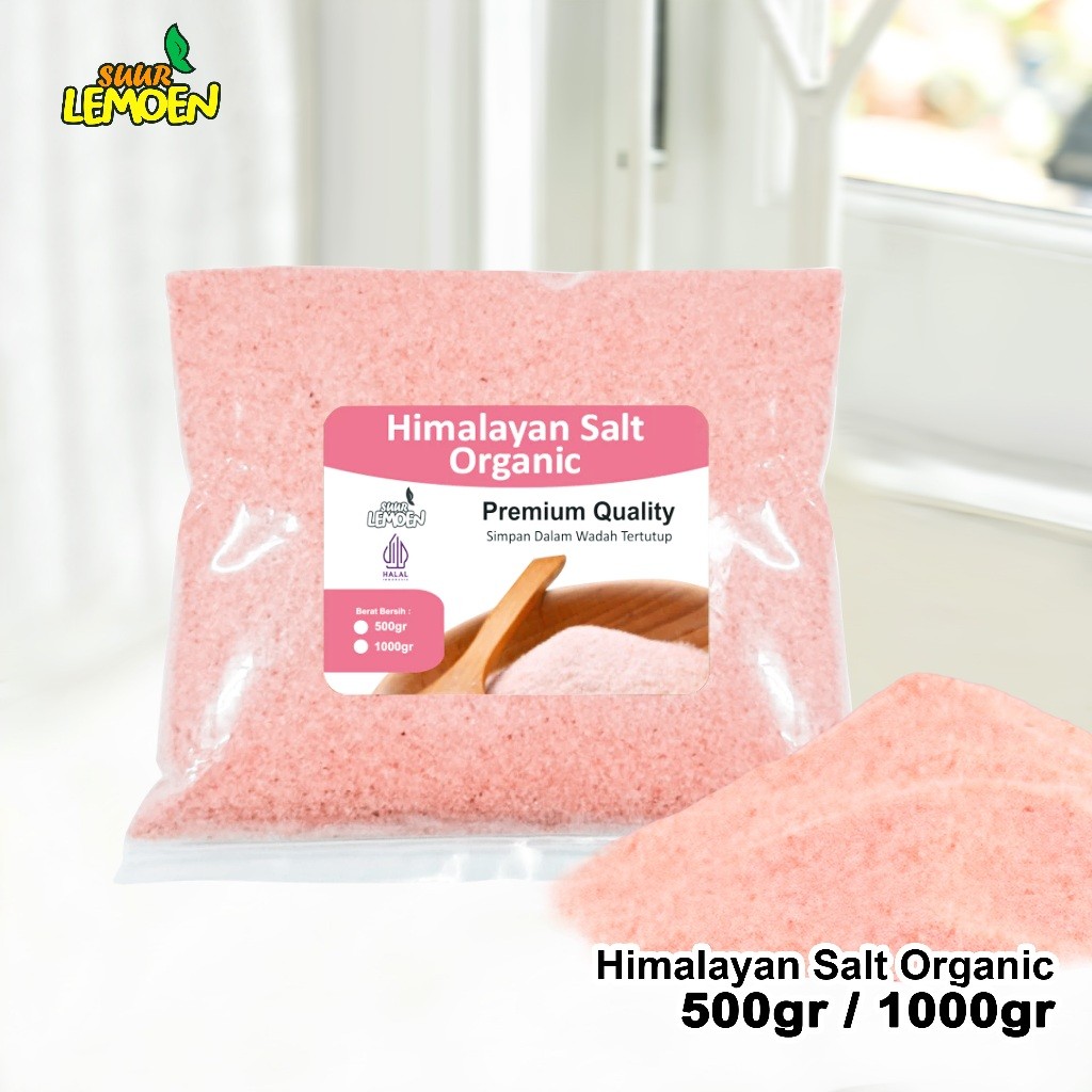 

Suur Lemoen Garam Himalaya Premium 1 Kg Original Organik