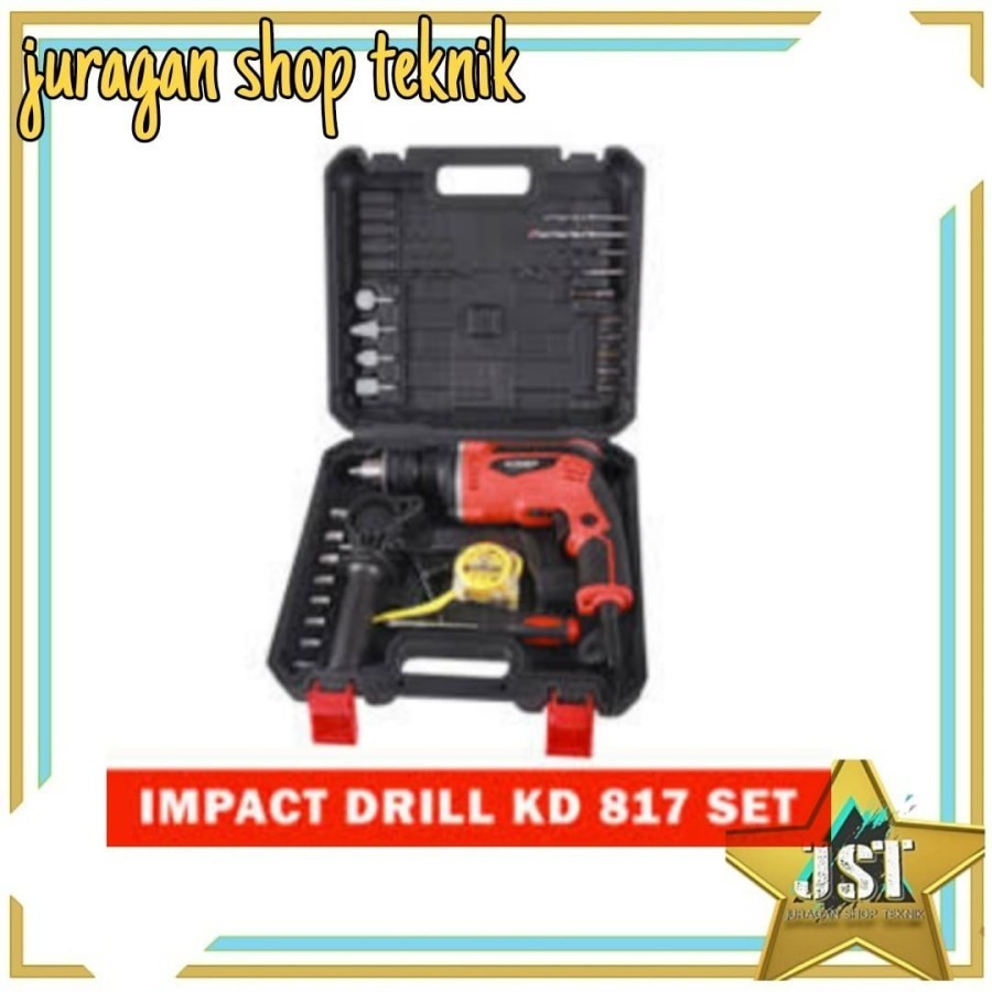 KUSUKA MESIN BOR LISTRIK 13MM KD 817 SET KUSUKA by FUJIYAMA