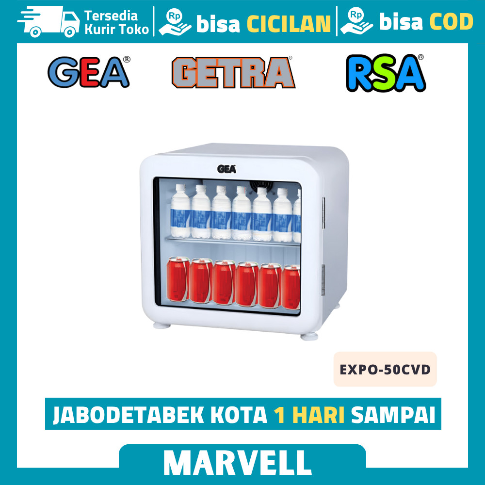 Gea EXPO-50CVD Showcase Freezer Gea EXPO-50CVD Display Mini Curved Glass 50 Liter