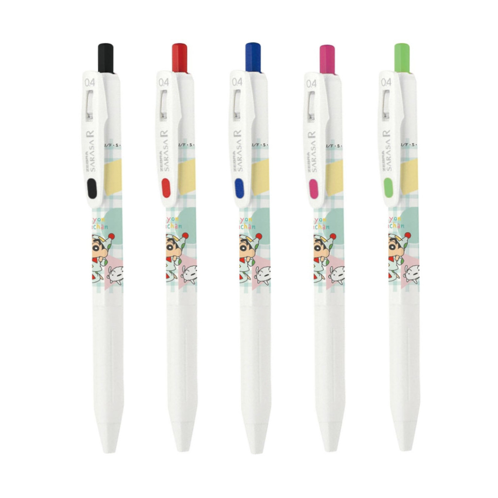 

[BEST SELLER] Zebra Sarasa R Crayon ShinChan Pyjamas Party 0.4mm Gel Ink Pen Limited Edition