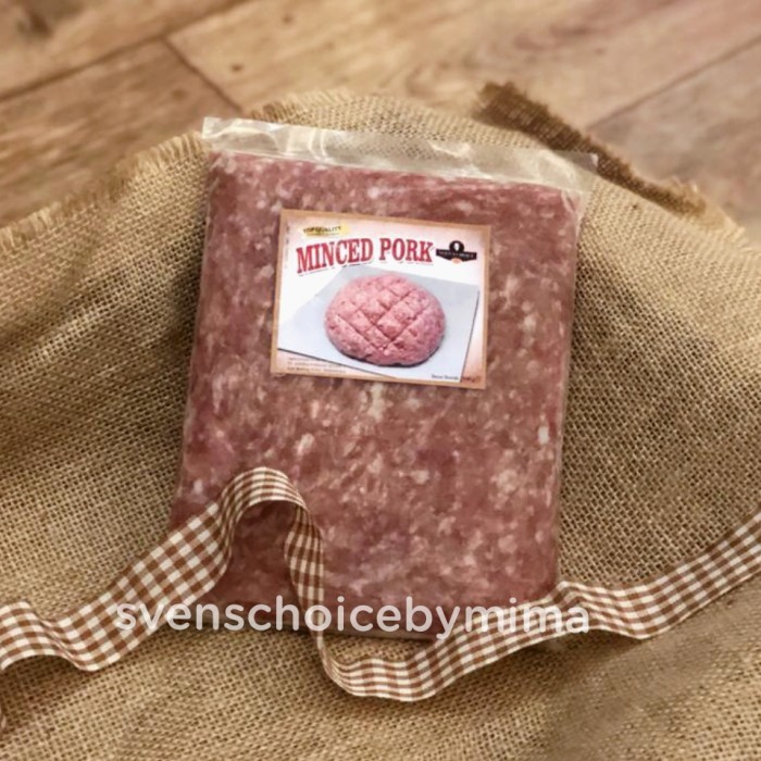 

SVEN'S CHOICE Daging Giling Babi Minced Pork 500gr