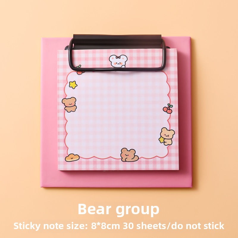 

Cartoon Board Clip Post-it Notes This Student Ins Girl Heart Notes Post-it Notes Learning Office Non-sticky Message Paper