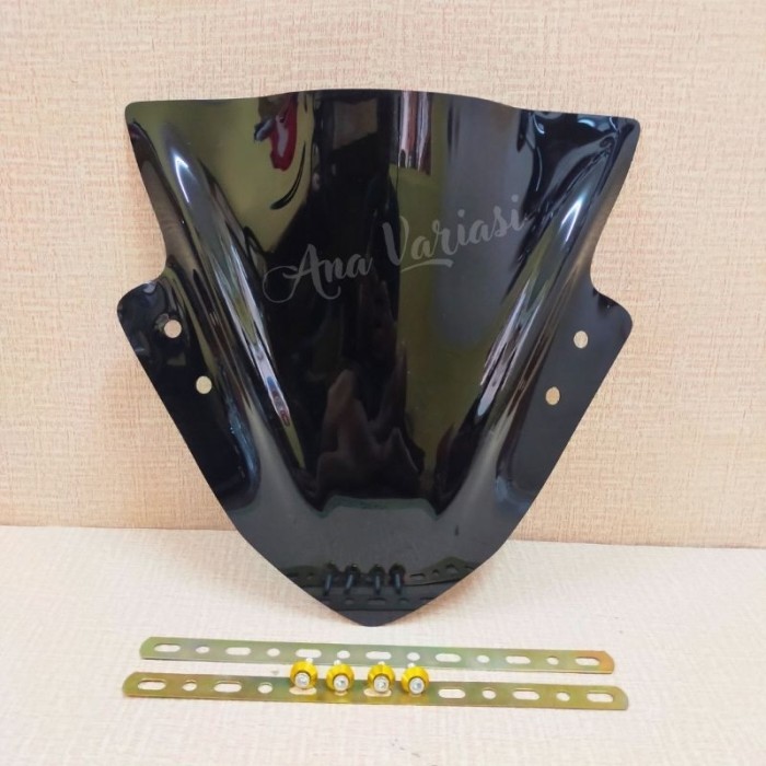 visor beat street windshield beat street visor Honda beat street - Hitam polos, VISOR SAJA