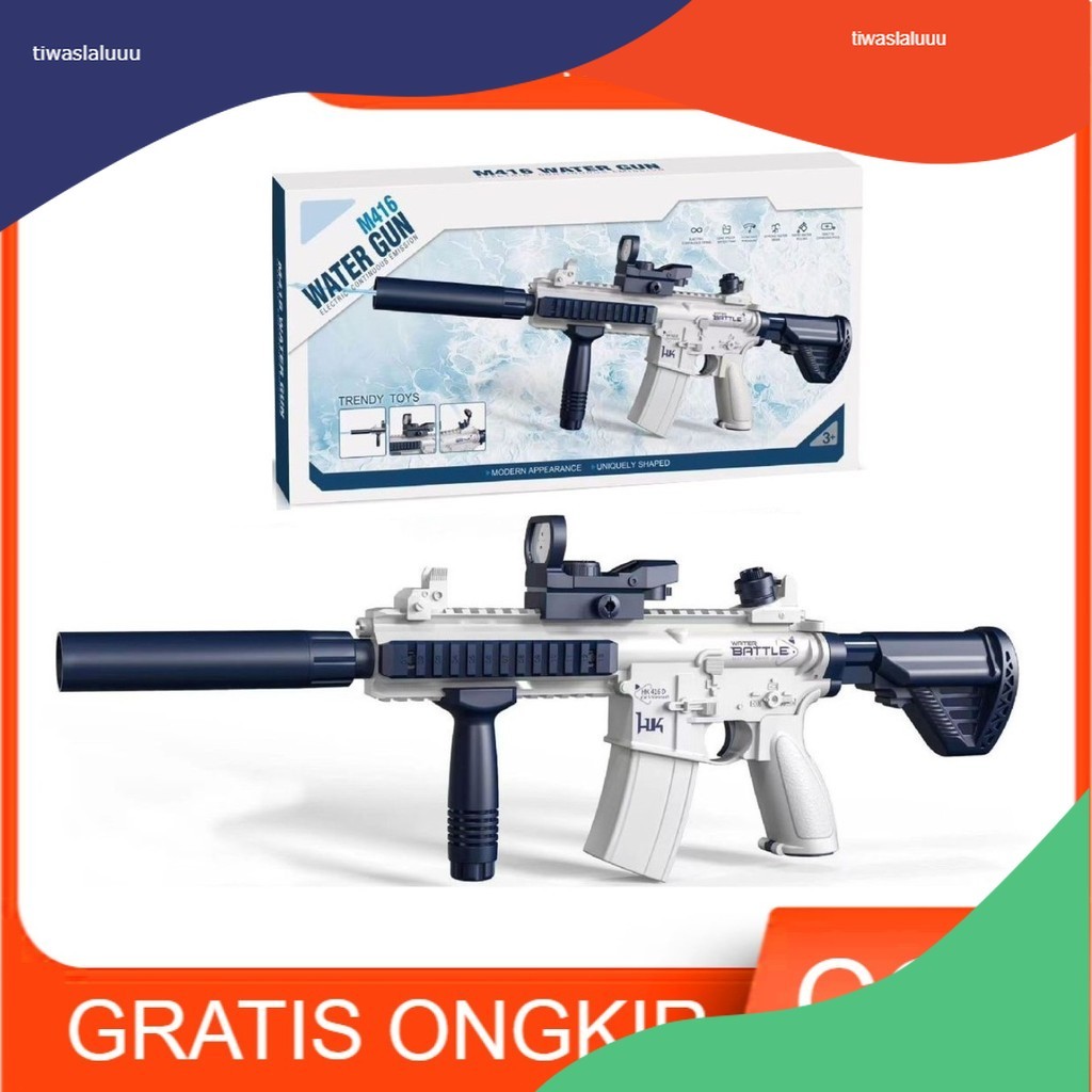 Mainan Anak M416 WATER GUN ELECTRIC Mainan Tembakan Elektrik Air Anak