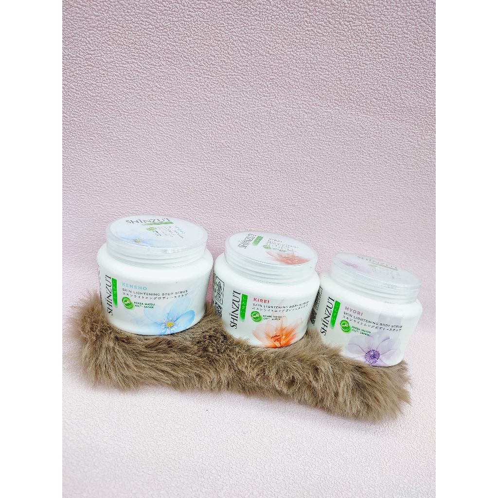 Shinzui Body Scrub Skin Lightening 110gr dan 200gr Lulur Badan Lulur Murah