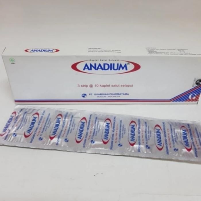 ANADIUM STRIP 10 KAPLET