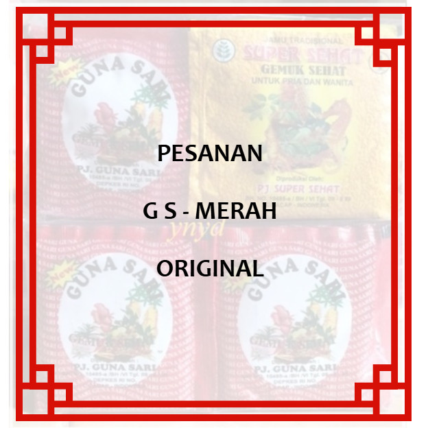 

PESANAN ( GS ) MERAH 0RGlNAl