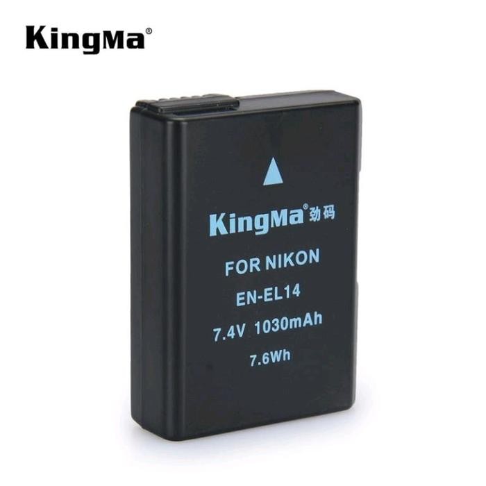KingMa Baterai EN-EL14 Battery For Nikon D3300 D3200 D5100 D5500 D5600 Etc