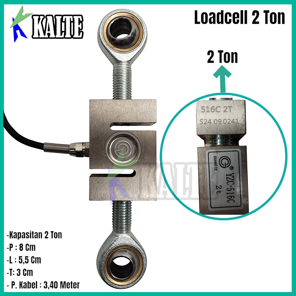 Loadcell 2 Ton Loadcell Kapasitas 2 Ton Timbangan Digital 2 Ton