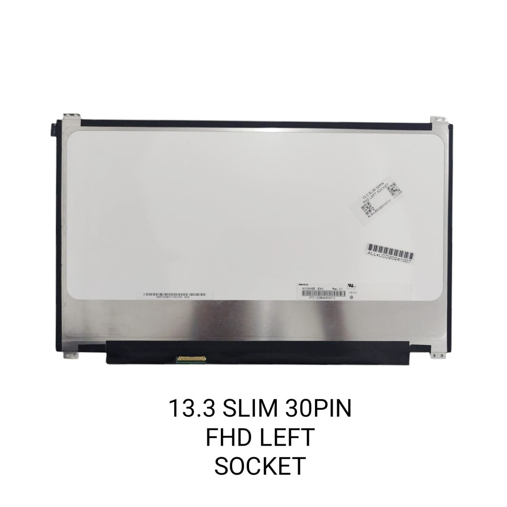 LCD LED 13.3 SLIM 30PIN FHD LEFT SOCKET