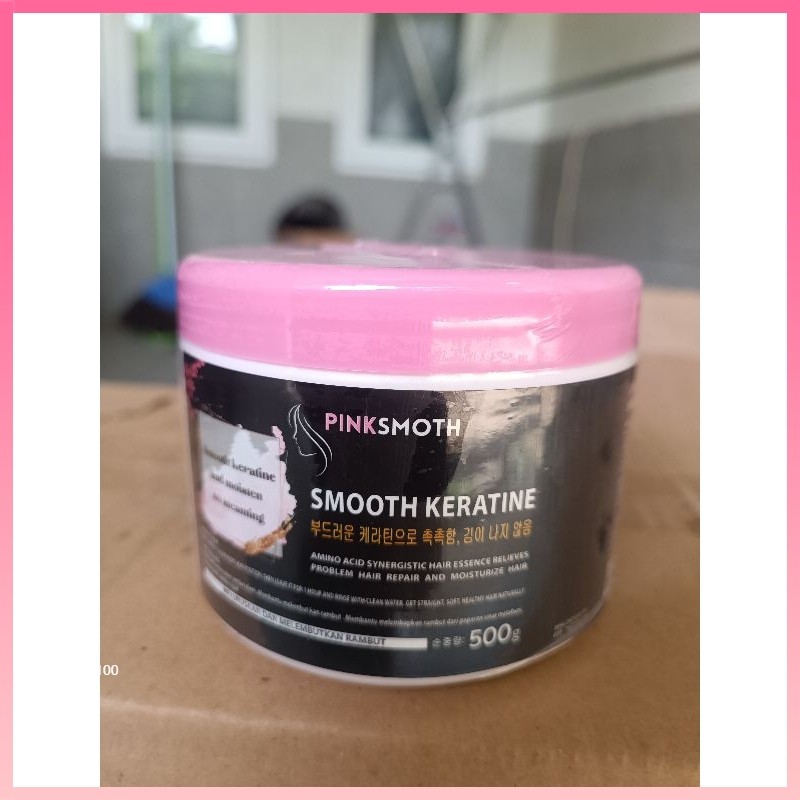 PELURUS RAMBUT PINKSMOTH KERATIN SMOOTHING KERATIN KOREA