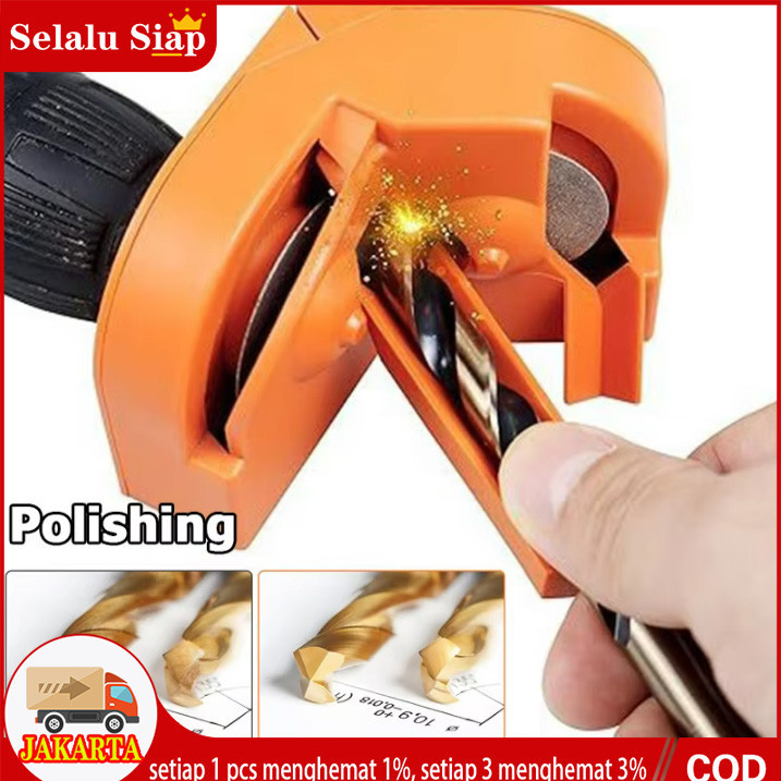 Alat Asah Mata Bor Bit Sharpener HSS/Pengasah Gerinda Mata Bor Serbaguna