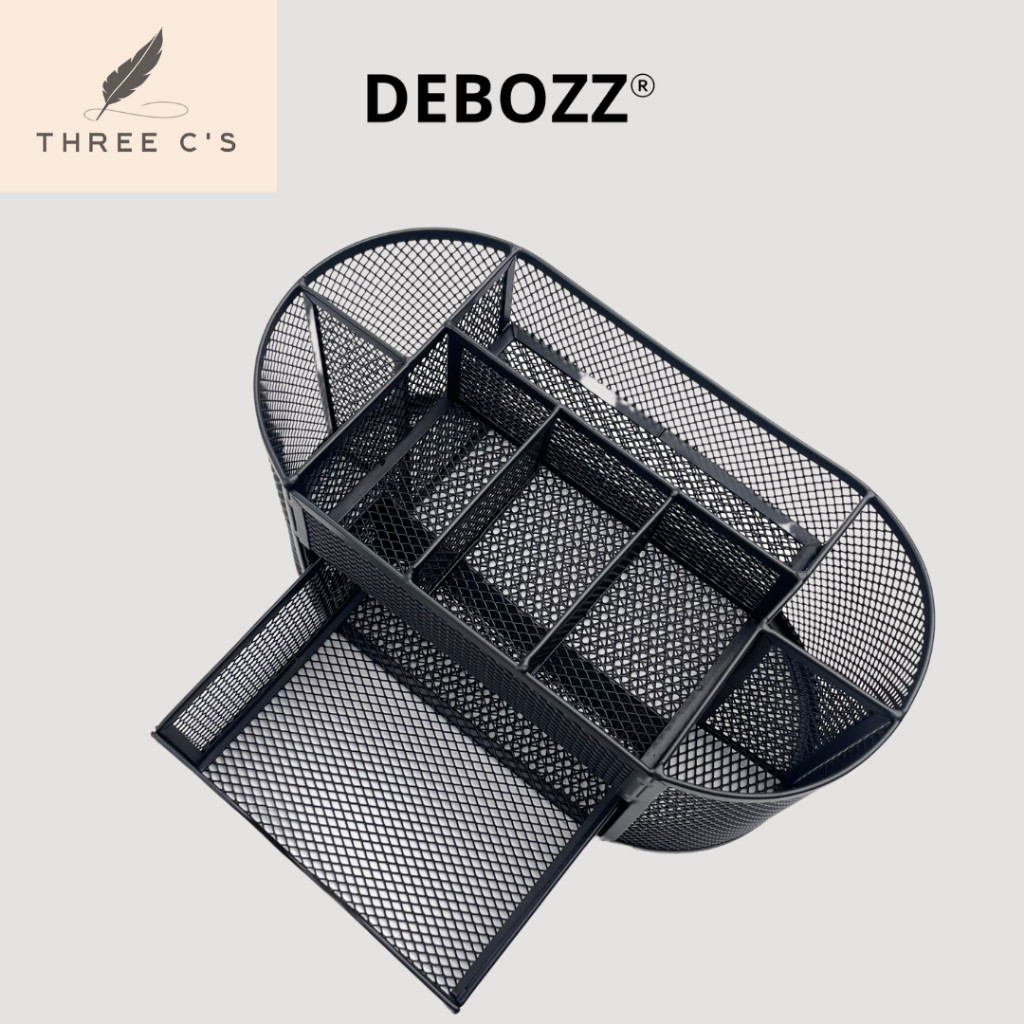 

Tempat Alat Tulis Besi Desk Set Pen Holder Organizer Tempat Pulpen Debozz (DB-ST0200)