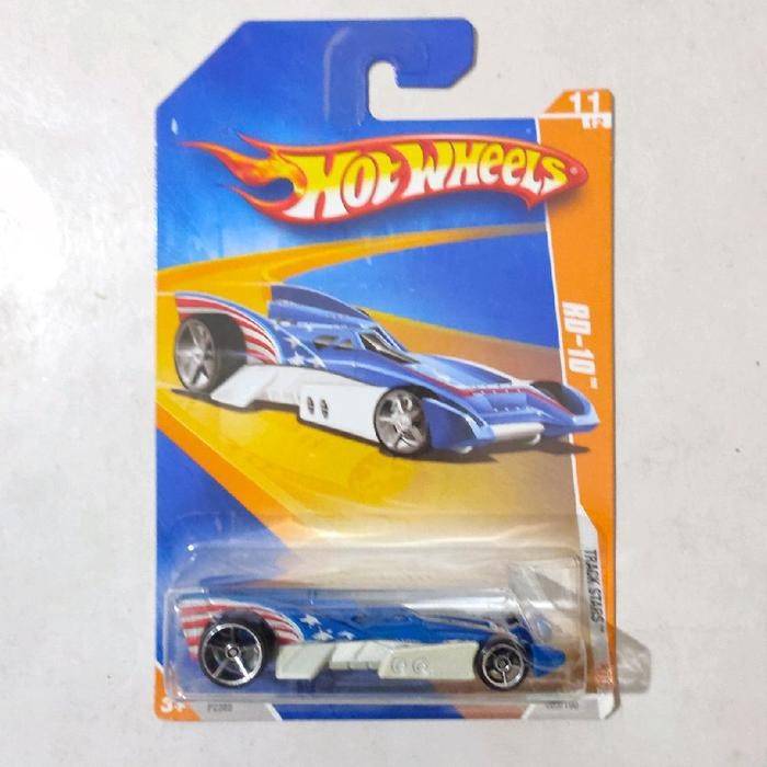 Hot Wheels HW RD10 RD-10 biru putih 2009 Track Stars rare