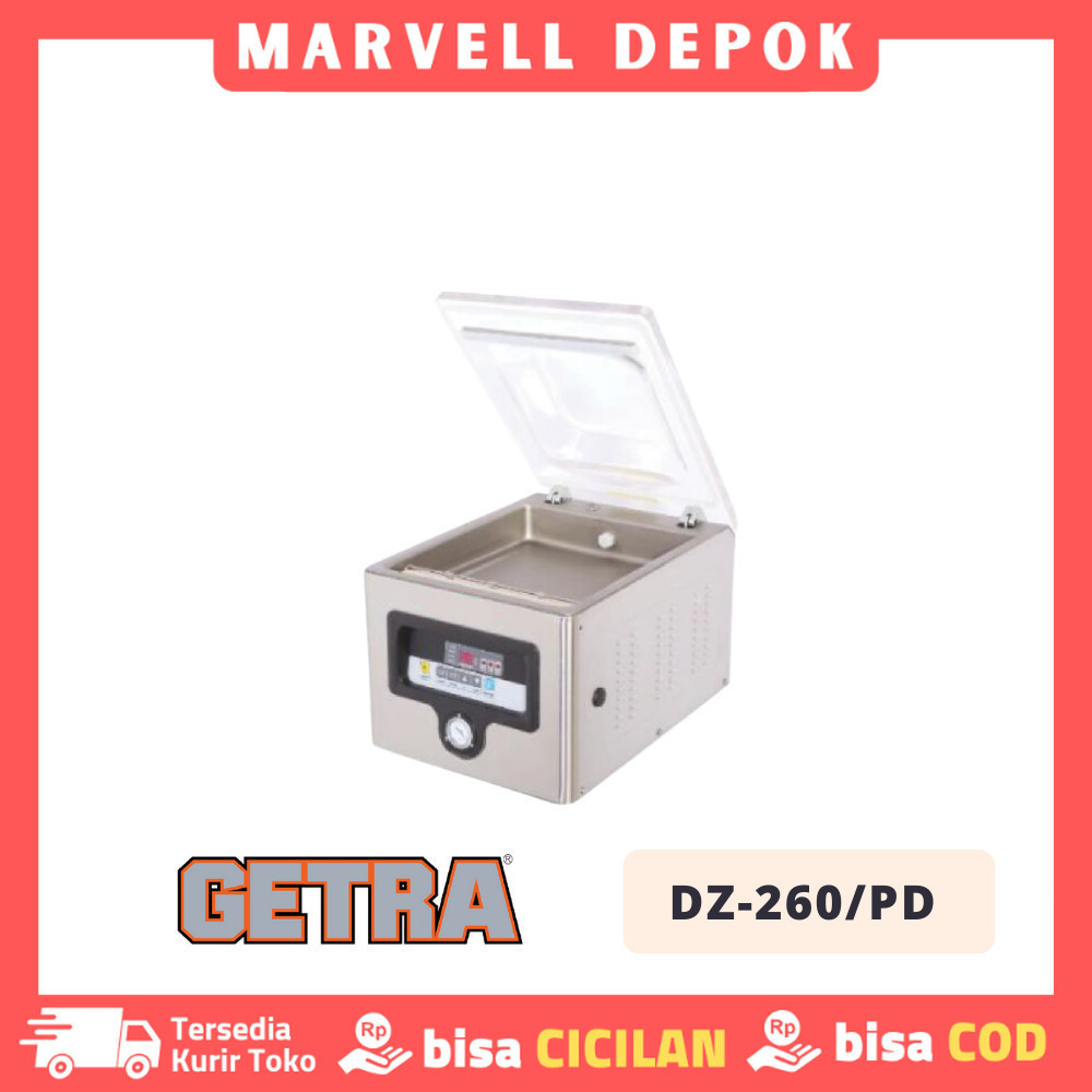 MESIN VAKUM GETRA DZ-260/PD VACUUM SEALER PLASTIK KEMASAN DZ 260PD
