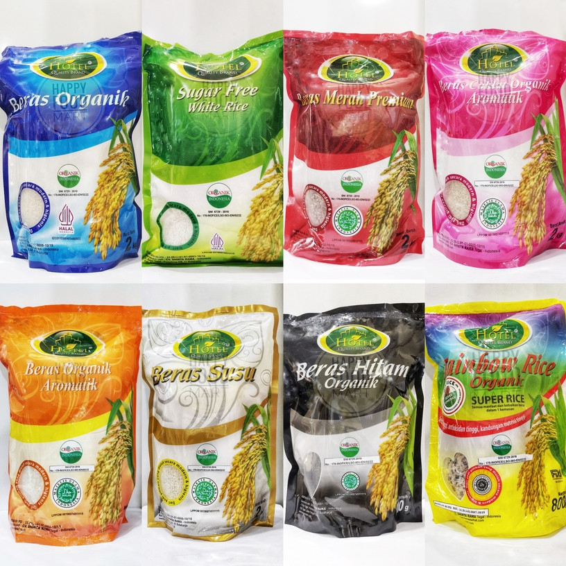 

[HALAL] BERAS HOTEL 2KG/BERAS DIABETES ORGANIK/BERAS MERAH PREMIUM/SUSU/SUGAR FREE WHITE RICE/BROWN RICE/BERAS COKLAT WANGI PANDAN/SLYP