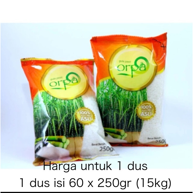 

Gula Pasir Orpa 250 Gram Murni Berkualitas