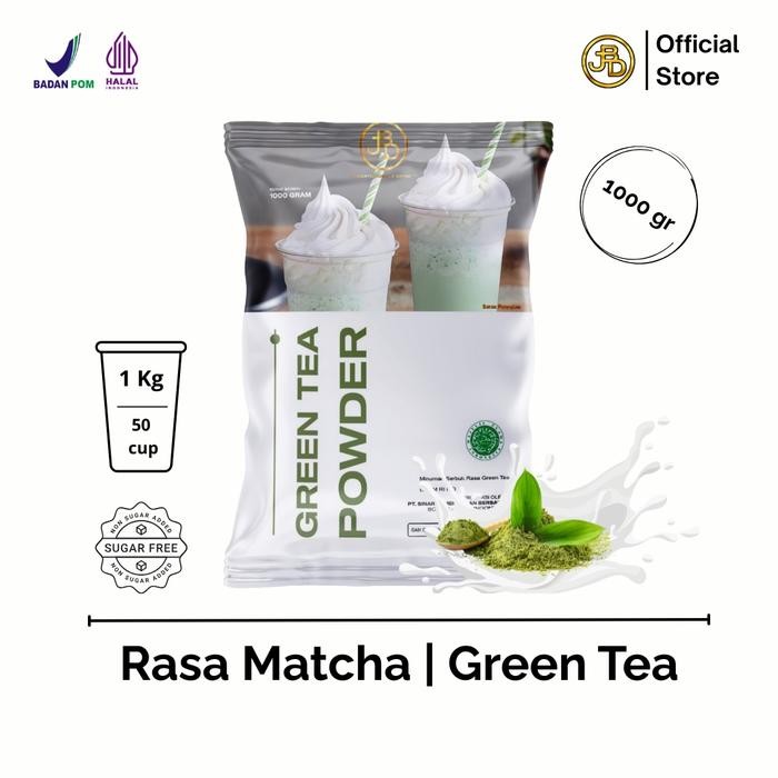 

Bubuk minuman Premium Rasa Matcha | Green Tea 1Kg || Jakarta Bubble Drink Greentea Powder || Serbuk Matcha