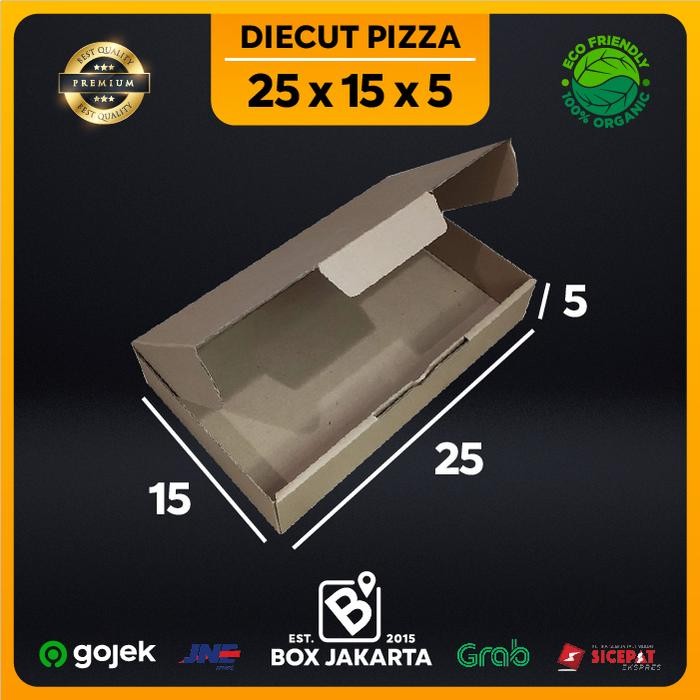 

KARDUS uk 25x15x5 CM Diecut Pizza Corrugated Packaging Box