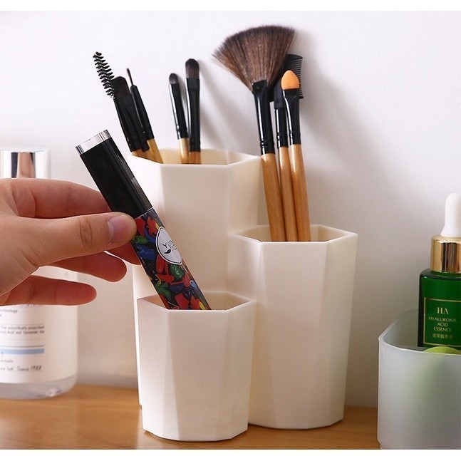 

FYGALERY HL0246 Pen Holder Rak Kosmetik Tempat Makeup Alat Tulis Perhiasan Mini Box Organizer Serbaguna Murah Import