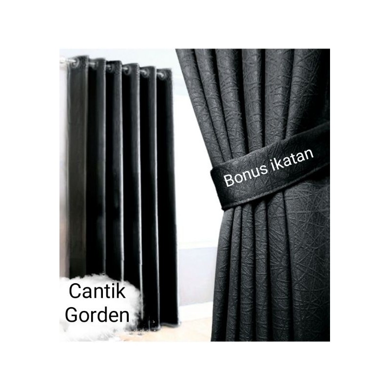 Gorden Blackout Polos  Import Gordyn Jendela Horden Kamar Minimalis Panjang Pendek Co