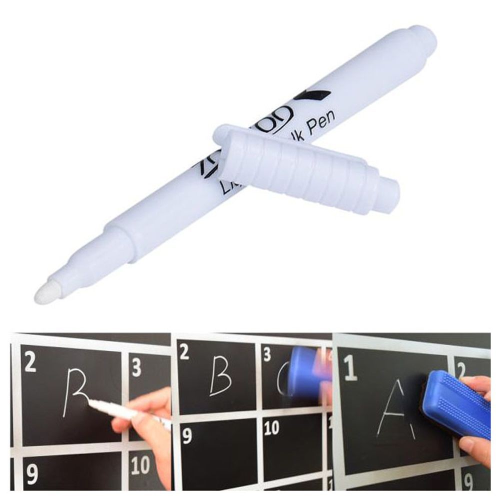 

High Quality Glass Windows Erasable Creative Chalkboard Pen Blackboard Pen Liquid Chalk Pen Marker Pen Dustless Chalk