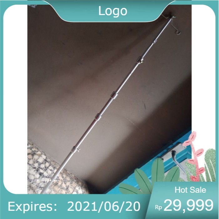 Joran Steger Nyobok Cobokan Pancing Jagrak alumunium pancing WA1