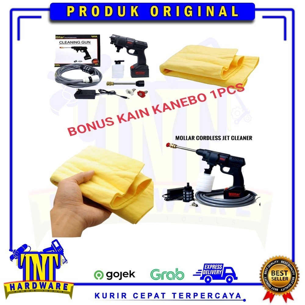 MOLLAR JET CLEANER CAS BATERY / ALAT MESIN CUCI MOBIL MOTOR MLR-CD-HPW