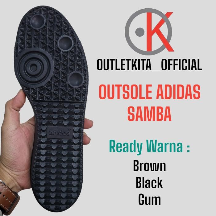 [[Promo]] Outsole Adidas Samba - Black, 43-44