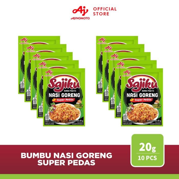 

Qr Mall- Terbaru~[BEST] SAJIKU® Bumbu Praktis Nasi Goreng Super Pedas 20gr (10 pcs)