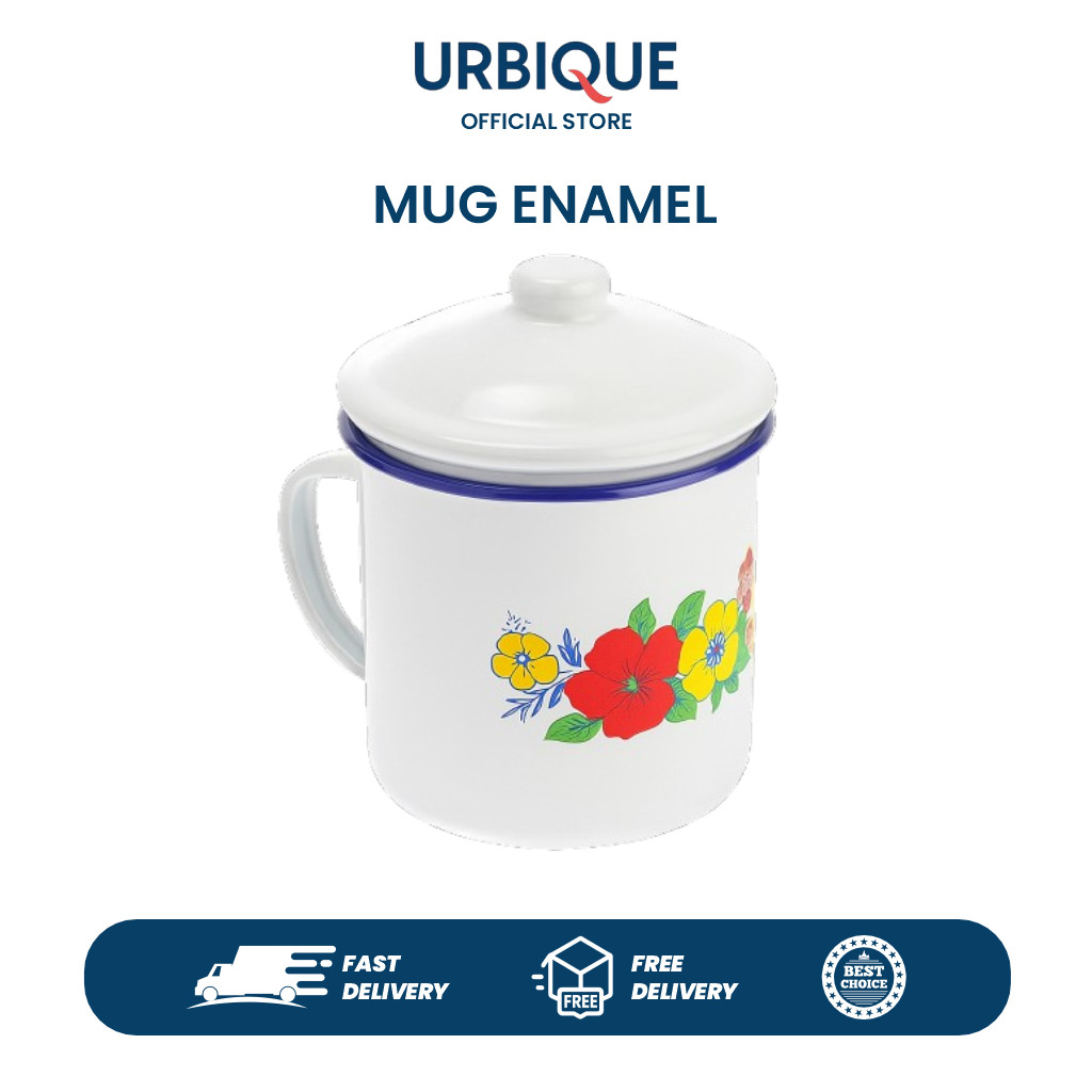 Mug Gelas Cangkir Enamel / Kaleng Blirik Jadul / Cangkir Enamel Seng Kaleng Blirik Vintage