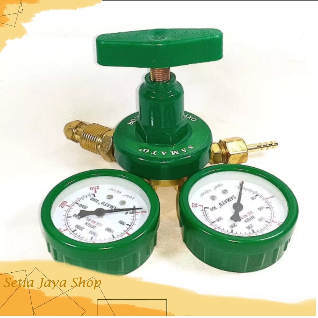 Regulator Las Oksigen yamato Oxygen Tabung Las, regulator gas las karbit las gas