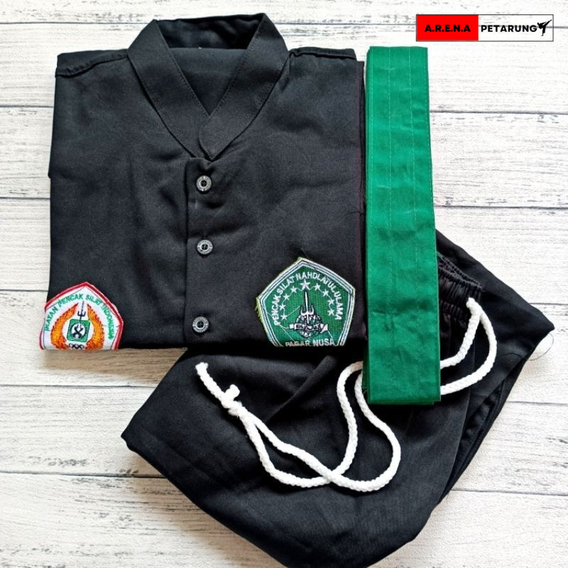 (Lengkap)Seragam Silat Pagar Nusa/ Baju Pagar Nusa/ Sakral Pagar Nusa , baju pagar nusa siswa - aren