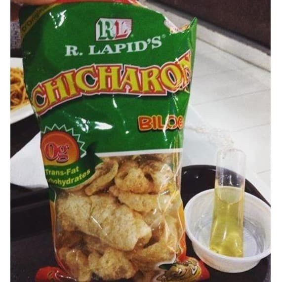 

R Lapids Chicharon Bilog With Laman Impor Filipina The Best kerupuk babi Non Halal Snack Impor 100g