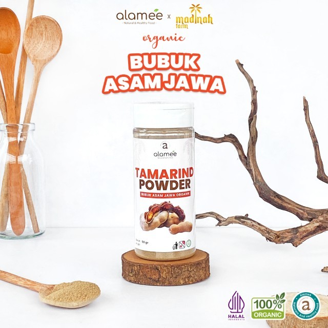 

ALAMEE Bubuk Asam Jawa Tamarind Seasoning Poweder Murni Tanpa Campuran Bumbu Masakan Dapur 80gr madinah