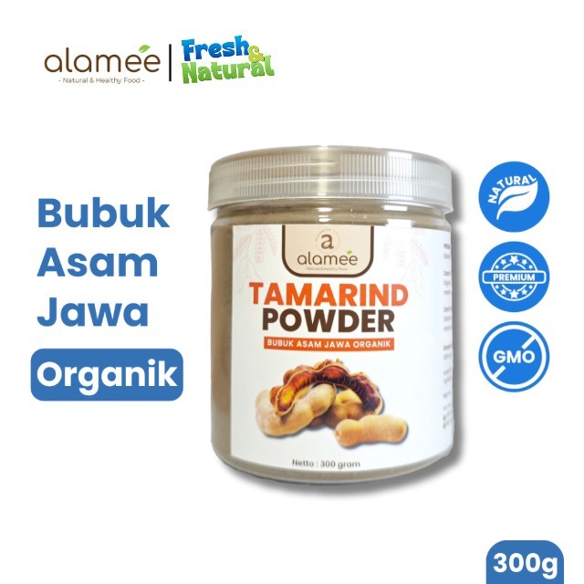 

ALAMEE Bubuk Asam Jawa Tamarind Seasoning Poweder Murni Tanpa Campuran Bumbu Masakan Dapur 300gr fresh and natural